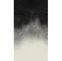 Vliesbehang met abstract ombre-verloop en gestructureerd oppervlak.