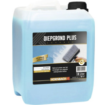 Hornbach Diepgrond Plus, 10 liter jerrycan hydrosol-primer voor zuigende ondergronden binnen, circa 60 vierkante meter. Hornbach Logo.
