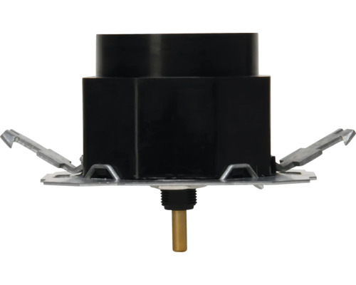 Draaidimmer-basiselement met metalen draagring en spreidklemmen voor inbouwmontage.