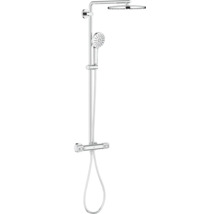 Grohe douchesysteem met thermostaat hoofddouche en handdouche voor wandmontage