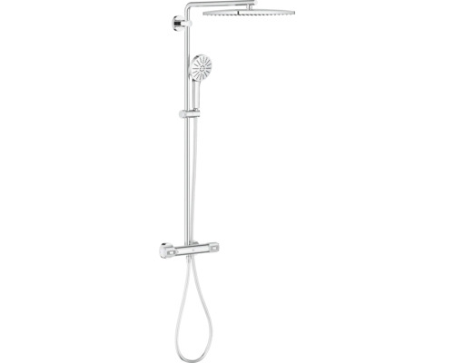 Grohe douchesysteem met hoofddouche en handdouche inclusief thermostaatkraan