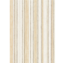 Vliesbehang met verticaal streeppatroon in lichte tinten voor een moderne wandafwerking.