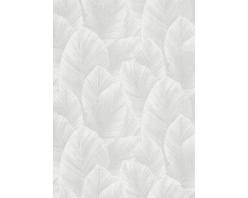 Behang met een groot bladerpatroon voor een moderne wandafwerking