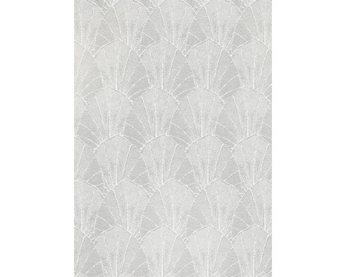Gestructureerd vliesbehang met waaierachtig bladerpatroon voor een modern wandontwerp.