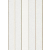 Gestructureerd behang met verticaal streeppatroon voor een klassieke wandafwerking.