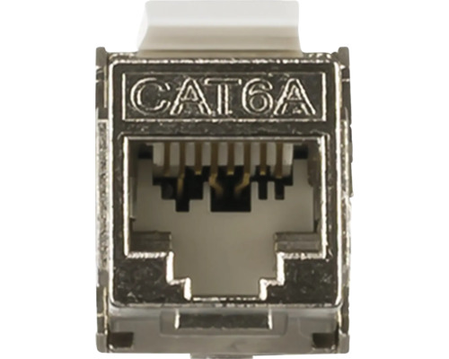 Netwerkmodule Cat 6A aansluiting metaal afgeschermd
