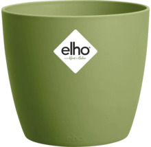 Ronde elho kunststof bloempot in het groen.