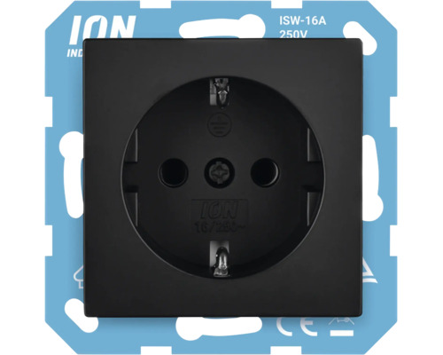 Schuko wandcontactdoos van ION INDUSTRIES met 16 Ampere en 250 Volt