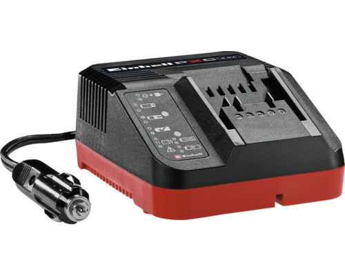 Einhell Power X-Change acculader voor de auto met 12 Volt stekker.