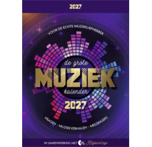 De grote Muziek kalender 2027 met vragen en muziekverhalen