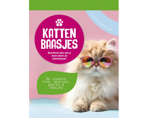 Kattenbaasjes scheurkalender 2027 met leuke tips, weetjes, quotes en trucjes voor katteneigenaren