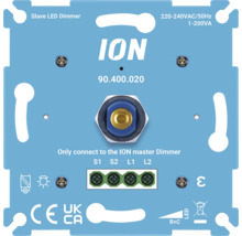 ION Slave LED dimmer inzetstuk 220 tot 240 volt voor uitbreiding van een ION master dimmer