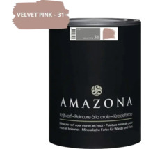 Amazona krijtverf Velvet Pink 31 in een 0,75 liter blik voor muren en hout
