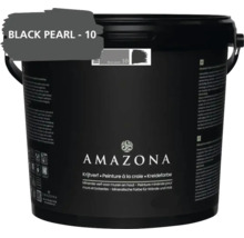 Emmer met Amazona krijtverf in kleur Black Pearl voor muren en hout.