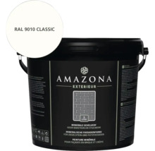 Emmer Amazona Exterieur minerale gevelverf RAL 9010 5 liter voor baksteen en stucwerk