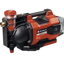 Einhell accu-tuinpomp Aquinna met handvat en geïntegreerd voorfilter.