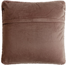 Zacht, vierkant sierkussen met een comfortabele, pluizige structuur en blinde ritssluiting aan de achterkant.