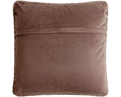 Zacht, vierkant sierkussen met een comfortabele, pluizige structuur en blinde ritssluiting aan de achterkant.