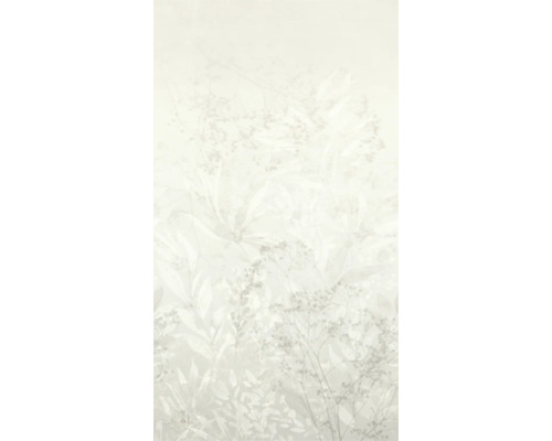 Wandbehang met fijn blad en bloemenpatroon in een subtiele look
