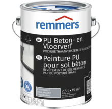 Remmers PU Beton en Vloerverf Zilvergrijs 2,5 liter in emmer met Blauer Engel milieukeurmerk