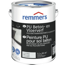 Remmers PU Beton- en Vloerverf in een emmer met 5 liter inhoud voor een bereik van 30 vierkante meter.