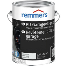 Remmers PU garagevloercoating in lichtgrijs, 2,5 liter verpakking voor 15 vierkante meter.