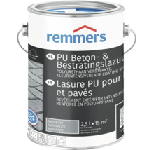 Remmers PU Beton en Bestratingslazuur antraciet 2,5 liter voor buiten voor het coaten van beton en bestrating.