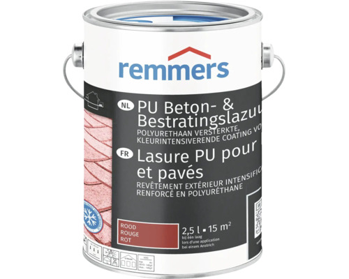 Remmers PU Beton en Bestratingslazuur in blik 2,5 liter voor betoncoating