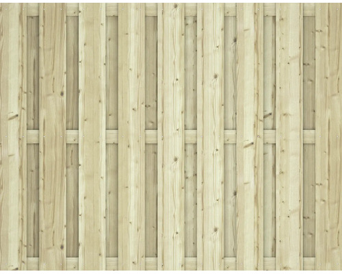 Houten schutting van verticale latten met natuurlijke houtnerf voor privacy Houten schutting van verticale latten met natuurlijke houtnerf voor privacy
