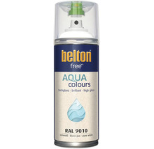 Belton Free Aqua Colours spuitlak in zuiver wit RAL 9010 hoogglans