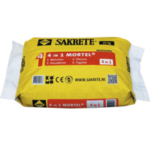 Sakrete 4 in 1 Mortel 25 kilogram zak voor metselen, stucadoren, vloeren en tegelen