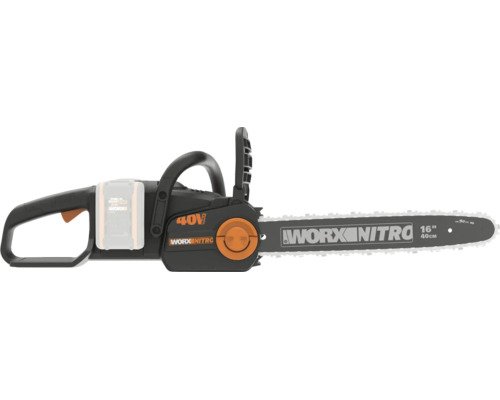 Worx Nitro accu kettingzaag 40 Volt met 40 centimeter zwaardlengte voor tuinwerkzaamheden