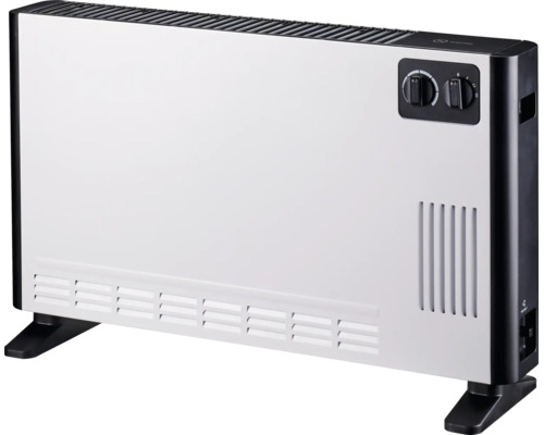 ROTHEIGNER Convectorkachel 2400 W met turbo Elektrische convector met twee draaiknoppen voor het instellen van het verwarmingsvermogen en de temperatuur voor binnenshuis