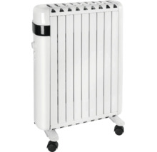 Mobiele olieradiator met wielen voor flexibele verwarming van binnenruimtes