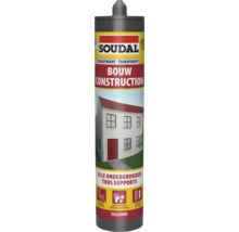 Soudal Bouw Siliconen koker transparant geschikt voor alle ondergronden binnen en buiten.