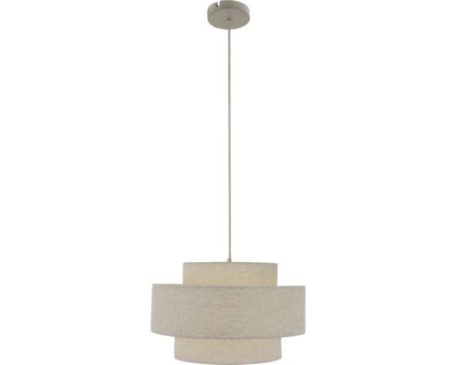 Moderne hanglamp met getrapte textielkap voor binnenverlichting