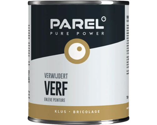 Parel verfverwijderaar in blik van 750 milliliter voor het effectief verwijderen van verf.