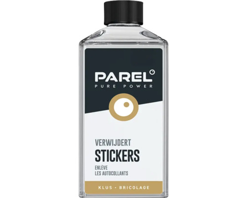Parel stickerverwijderaar fles voor het verwijderen van lijmresten