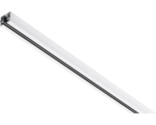 Een rechte spanningsrail voor verlichtingssystemen voor montage aan plafond of wand
