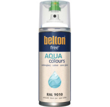 Belton Free Aqua Colours spuitlak zijdeglans zuiver wit RAL 9010