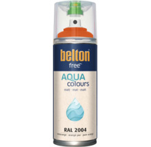 Belton Free Aqua Colours spuitlak in puur oranje mat RAL 2004