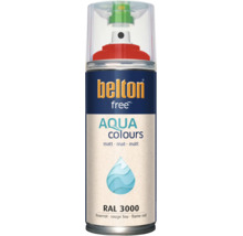 Belton Free Aqua Colours lakspuitbus in vuurrood mat RAL 3000
