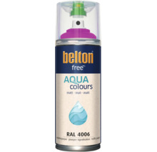 Belton Free Aqua Colours spuitlak in verkeerspurper mat, RAL 4006, op waterbasis
