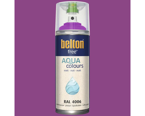 Belton free Aqua Colours spuitlak RAL 4006 verkeerspurper mat
