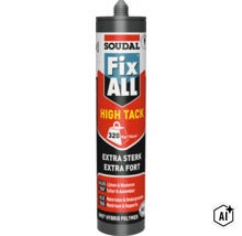 Soudal Fix All High Tack montagelijm koker voor sterke verlijming op verschillende materialen. (Image AI modified or generated)