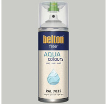 Belton free Aqua Colours lakspray RAL 7035 lichtgrijs mat