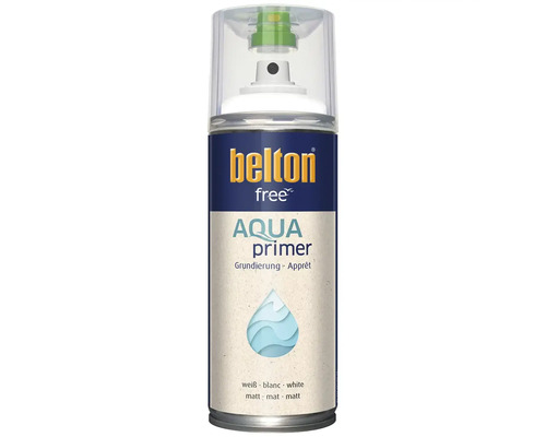 Belton Free Aqua spuitprimer voor matte resultaten op diverse ondergronden.