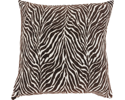 Vierkant sierkussen met zebrapatroon