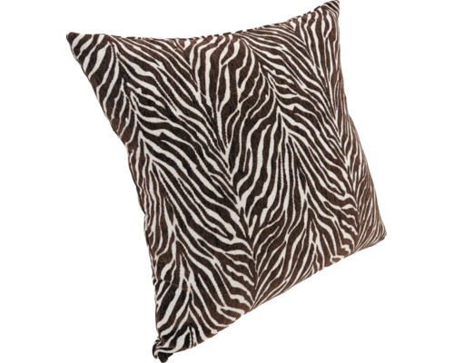 Vierkant sierkussen met zebrapatroon