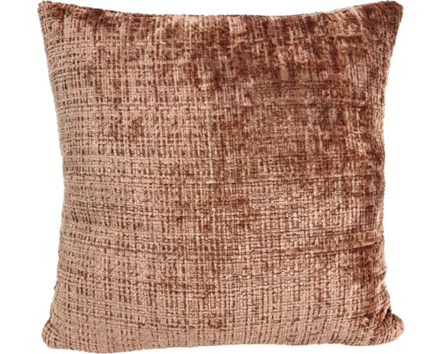 Vierkant sierkussen met een gestructureerd chenille oppervlak